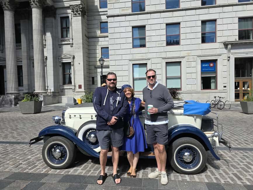 Montreal: An unforgettable guided tour in a vintage 1930s convertible car - Small-Group Comfort: Up to 3 People Means Real Conversation
