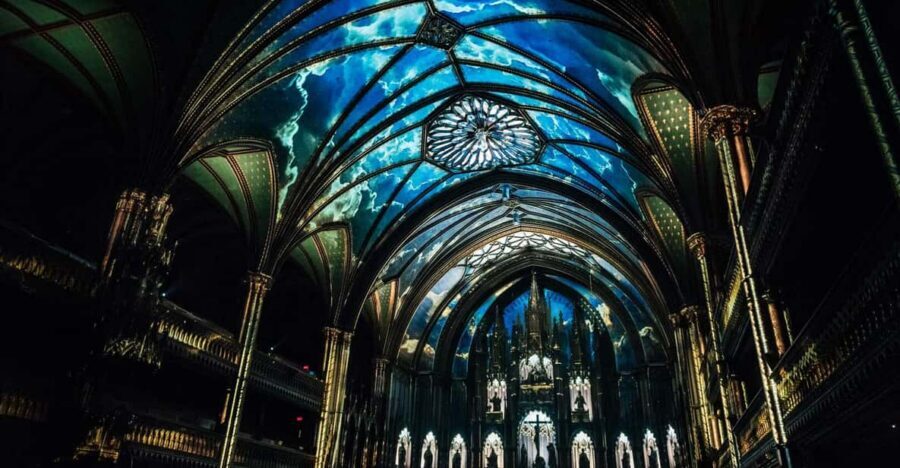 Montreal: AURA Experience at Notre-Dame Basilica and Cruise - St. Lawrence River Cruise From Old Montréal’s Grand Quay Pier