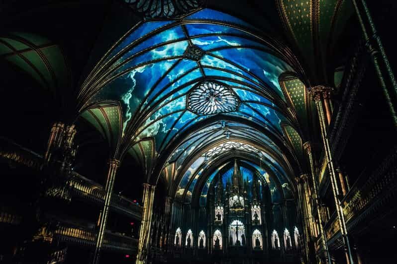 Montreal: AURA Experience at Notre-Dame Basilica and Cruise - Notre-Dame Basilica AURA: Light, Music, and a Four-Act Visual Show