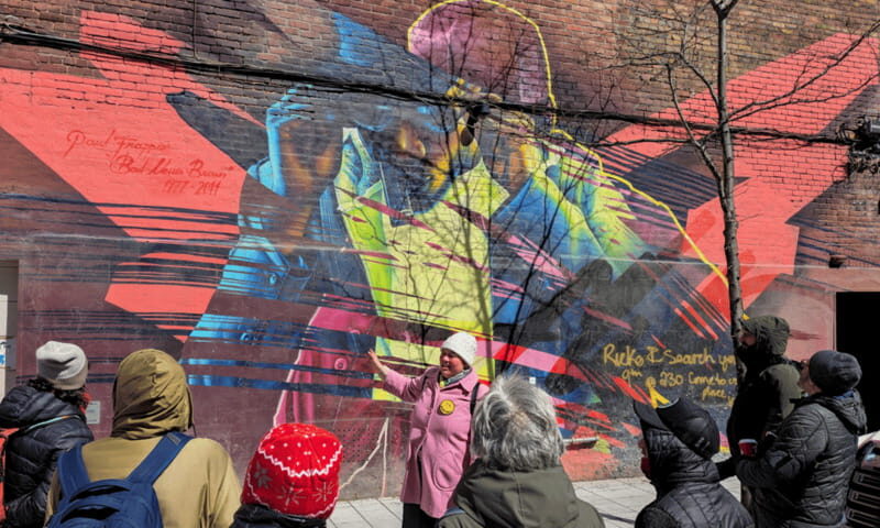 Montreal: Guided Walking Tour of Montreal's Murals - The Mural Festival Zone: why the name matters