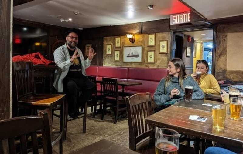 Montreal: Haunted Pub Crawl - The middle stop: haunted bar energy and famous local legends