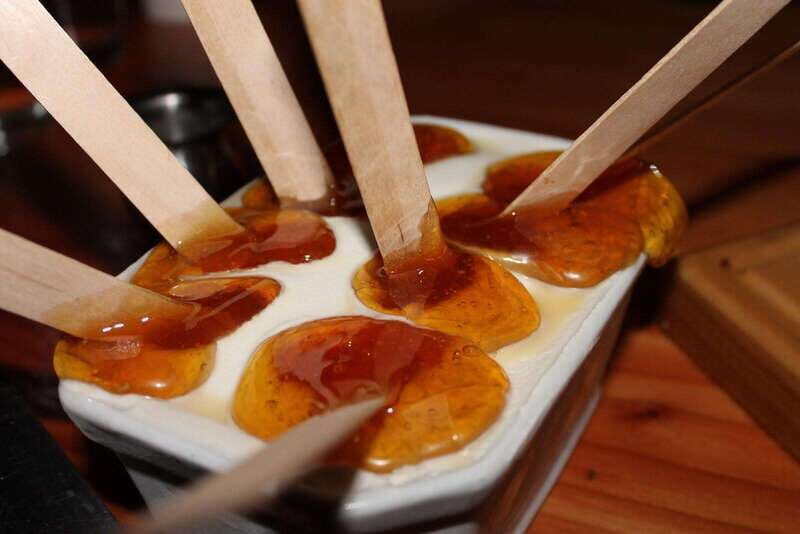 Montreal: Maple Syrup Tour with Sugar Shack & Local Cuisine - The Quebecois lunch buffet: tire d’érable, ham, beans, pancakes
