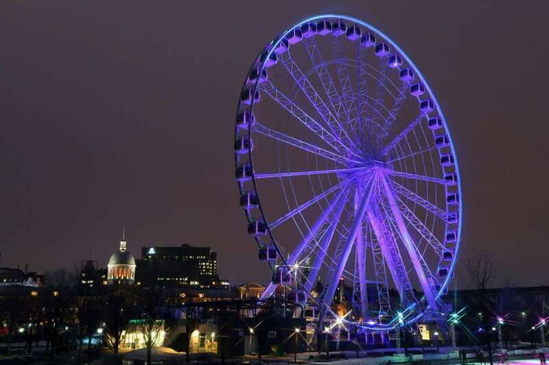 Montreal: Small Group Night Tour with La Grande Roue Entry - A 4-hour Montreal night plan with pickup and wheel access