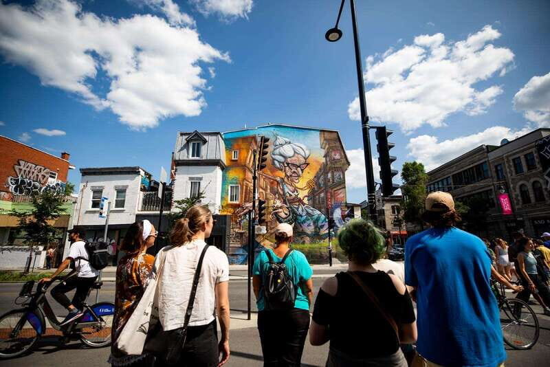 Montreal: The Original Locally Owned Street Art Walking Tour - MURAL Festival Time: 105 Minutes of Public Art Energy With a Guide