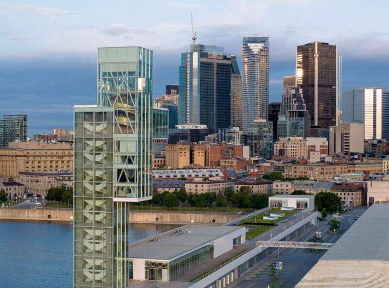 Port of Montreal Glass Tower Entry - The multimedia exhibition: Montreal and the port, explained in a hands-on way