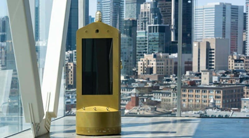 Port of Montreal Glass Tower Entry - Stepping into the glass-bottomed 360° cage