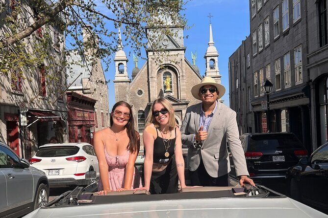 PRIVATE 3-hour COMPLETE tour of Montréal in convertible Cadillac - Place Jacques Cartier and the Old Montréal Energy You Can Feel